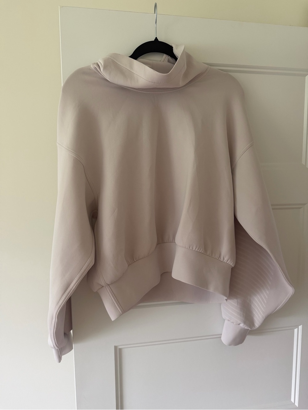lululemon athletica Cropped Funnel Neck Pullover - Light Blush size 6